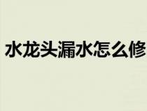 水龙头漏水怎么修图解（水龙头漏水怎么修）