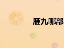雁九哪部小说好看（雁九）