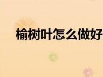 榆树叶怎么做好吃视频（榆树叶怎么吃）