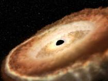 超大质量黑洞摧毁了一颗恒星 把它变成了一个宇宙甜甜圈