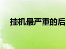 挂机最严重的后果（挂机最严重的惩罚）