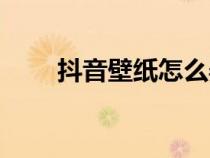 抖音壁纸怎么弄（抖音壁纸没声音）