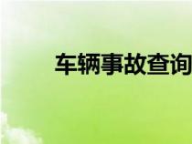 车辆事故查询app（车辆事故查询）