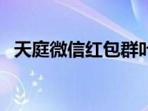 天庭微信红包群叶天（微信红包群怎么找）