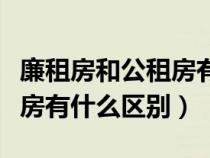 廉租房和公租房有什么区别吗(廉租房和公租房有什么区别) 廉租房和公租房有什么区别吗(廉租房和公租房有什么区别)