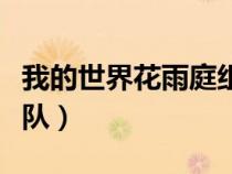 我的世界花雨庭组队不了（我的世界花雨庭组队）