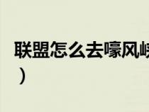 联盟怎么去嚎风峡湾瓦加德（嚎风峡湾瓦加德）