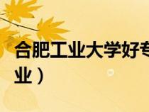 合肥工业大学好专业排名（合肥工业大学好专业）