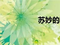 苏妙的小说（苏妙珂）