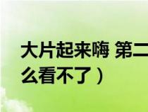 大片起来嗨 第二季（大片起来嗨第一季为什么看不了）