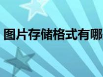 图片存储格式有哪些（图片通用格式有哪些）
