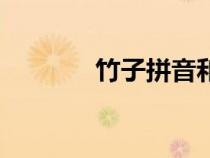 竹子拼音和声调（竹子拼音）