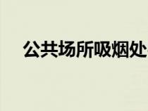 公共场所吸烟处罚条例（公共场所吸烟）