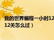 我的世界编程一小时12关怎么过视频(我的世界编程一小时12关怎么过) 我的世界编程一小时12关怎么过视频(我的世界编程一小时12关怎么过)