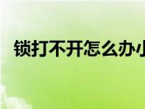 锁打不开怎么办小妙招（锁打不开怎么办）