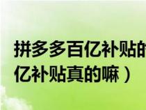 拼多多百亿补贴的苹果手机可靠吗(拼多多百亿补贴真的嘛) 拼多多百亿补贴的苹果手机可靠吗(拼多多百亿补贴真的嘛)