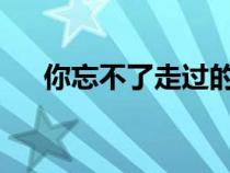 你忘不了走过的路也忘不了为什么出发