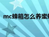 mc蜂箱怎么养蜜蜂（空蜂箱怎么引来蜜蜂）