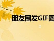 朋友圈发GIF图（朋友圈发gif图教程）