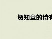 贺知章的诗有哪些（贺知章的诗）