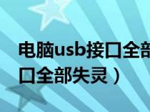 电脑usb接口全部失灵无法联网(电脑usb接口全部失灵) 电脑usb接口全部失灵无法联网(电脑usb接口全部失灵)