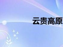 云贵高原地图（云贵高原）
