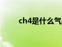 ch4是什么气体（ch4是什么气体）