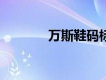 万斯鞋码标准吗（万斯鞋码）