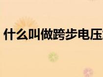 什么叫做跨步电压触电（什么叫做跨步电压）