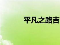 平凡之路吉他谱（男孩吉他谱）