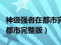 神级强者在都市完整版顶点小说（神级强者在都市完整版）