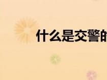 什么是交警的阵地（什么是角筋）