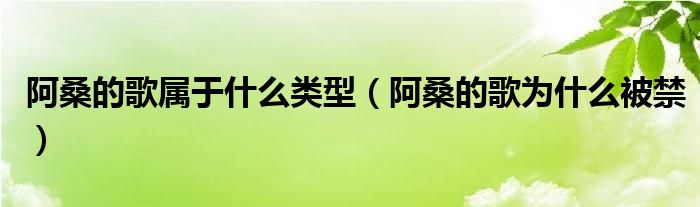 阿桑的歌属于甚么规范（阿桑的歌为甚么被禁）