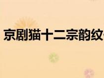 京剧猫十二宗韵纹位置（京剧猫十二宗韵纹）