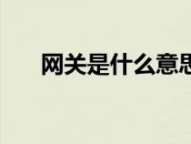 网关是什么意思通俗点（网关是什么）