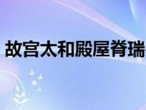 故宫太和殿屋脊瑞兽（故宫太和殿屋顶样式）
