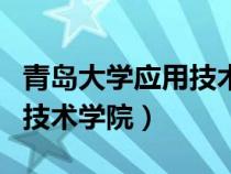 青岛大学应用技术学院还有吗（青岛大学应用技术学院）