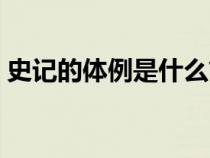 史记的体例是什么简述（史记的体例是什么）