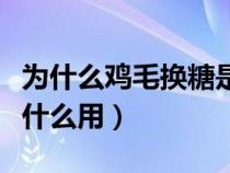 为什么鸡毛换糖是个惹祸的（鸡毛换糖鸡毛有什么用）