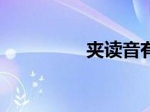 夹读音有哪些（夹读音）