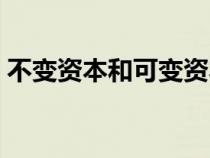 不变资本和可变资本的划分依据（不变资本）