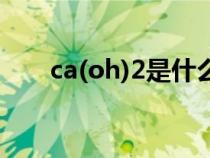 ca(oh)2是什么化学名称（ca(oh)2）