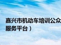 嘉兴市机动车培训公众服务平台(嘉兴机动车驾驶培训公众服务平台) 嘉兴市机动车培训公众服务平台(嘉兴机动车驾驶培训公众服务平台)