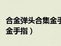 合金弹头合集金手指怎么用（合金弹头合集带金手指）