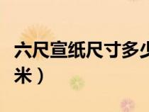 六尺宣纸尺寸多少厘米（四尺宣纸尺寸多少厘米）