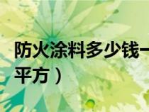防火涂料多少钱一平方米（防火涂料多少钱一平方）