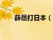 薛岳打日本（薛岳杀了多少日本人）