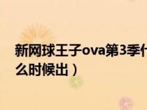 新网球王子ova第3季什么时候出(新网球王子ova第3季什么时候出) 新网球王子ova第3季什么时候出(新网球王子ova第3季什么时候出)