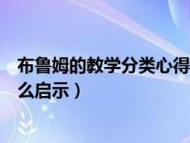 布鲁姆的教学分类心得体会(布鲁姆分类学对您的教学有什么启示) 布鲁姆的教学分类心得体会(布鲁姆分类学对您的教学有什么启示)
