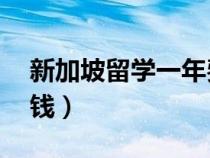 新加坡留学一年费用（养20头羊一年赚多少钱）